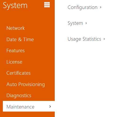 5.6.8 Maintenance - Configuration Manual For 2N IP Intercoms