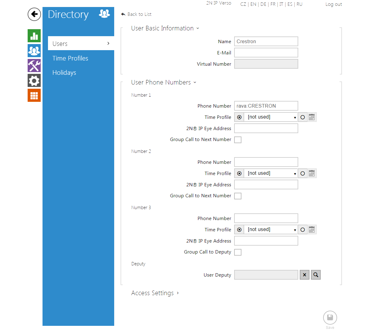 Crestron Interoperability Manual
